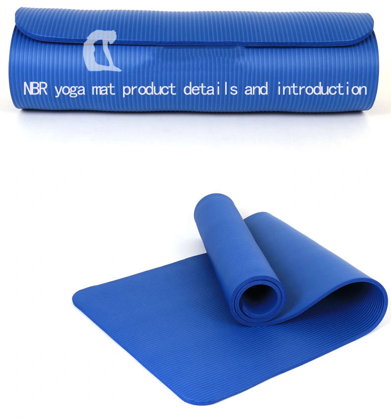 Factory Wholesale 10mm NBR Yoga Mat Exercise Mat Gym Mat Non-Slip Yoga Mat