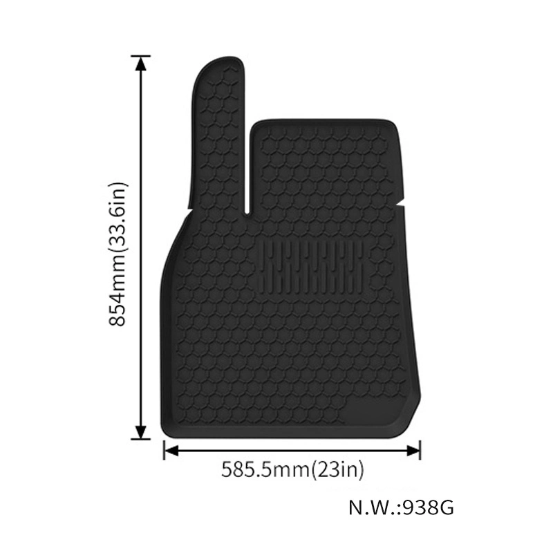 High Quality Non-Slip Silicone Car Floor Mats for Tesla Model 3