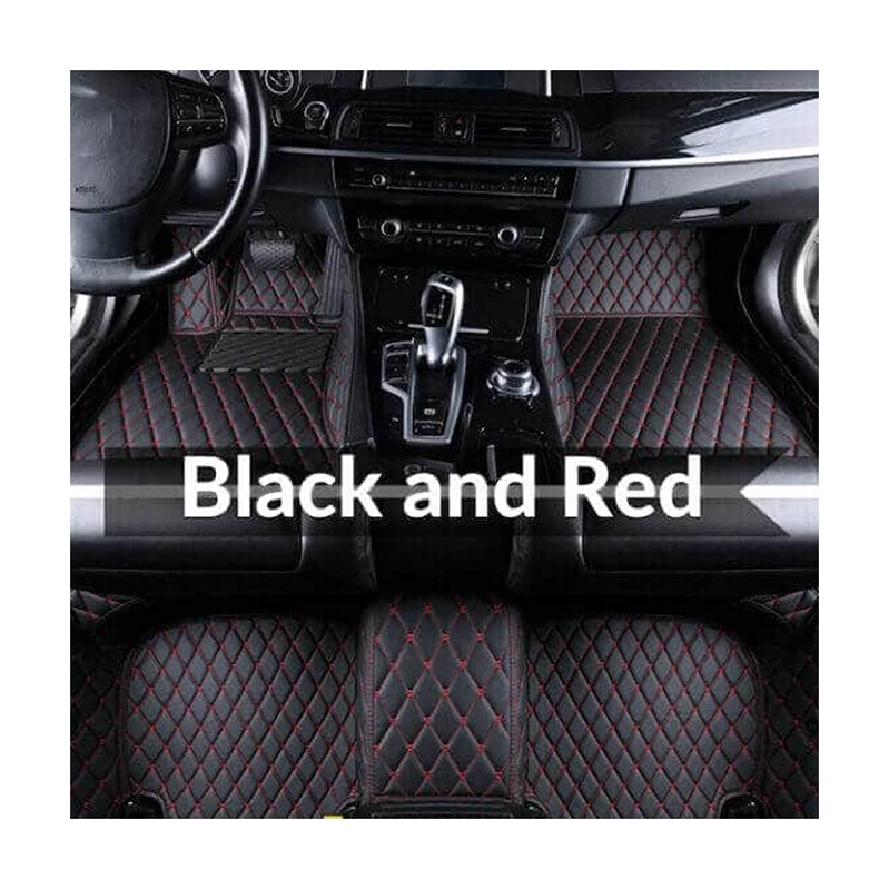 Floor 5 Custom D Manufacturing Machine Heated All Weather Plastic TPR Carpet Black Designer Color Leather Rubber PCS Car Mats