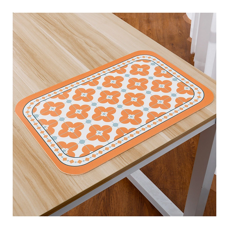 Placemat PVC Restaurant Placemats Quality Wholesale Mats Top Personalized Colorful Cheap Vinyl Woven Plaid Custom Cup Table Mat