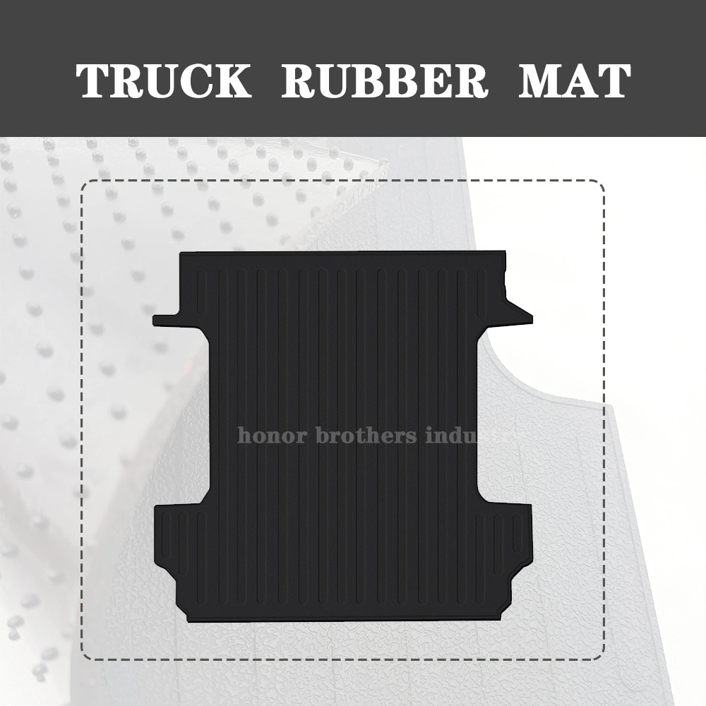 Super-Duty Fitted Ute Tub Cargo Liner Rubber Pickup Truck Bed Mat for Ford F250/F350