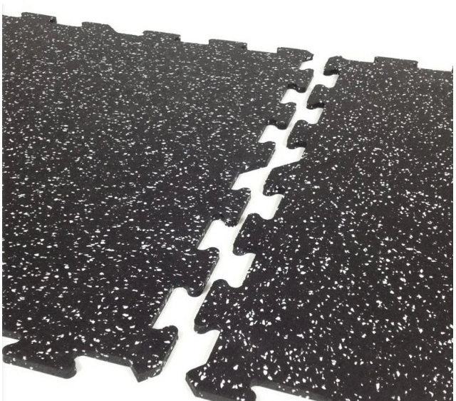 China Manufacturer EPDM Interlock Rubber Gym Floor Rubber Mat Tiles Carpet for Gym