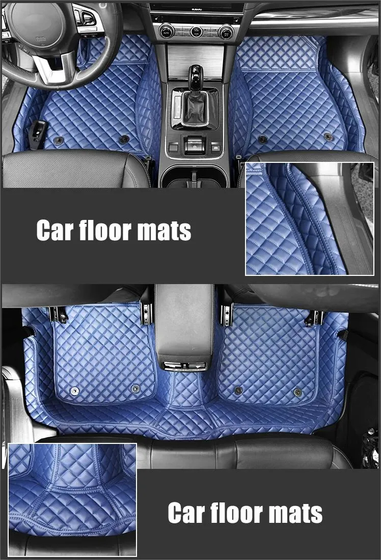 LHD 360 Degree Full Surrounded Custom Leather Car Floor Mats Case for Ford Transit 2023