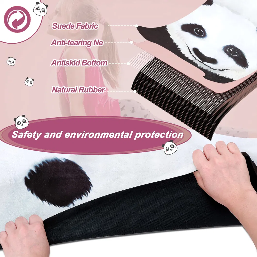 Hot Selling Cute Panda Kids Toddlers Exercise Kids Thickness Yoga Mats