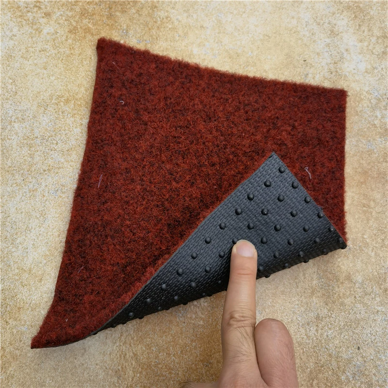 Anti Slip Spike Backing Car Mat Non-Slip PVC Spike Backing Plastic Polyester Face Car Carpet Spike Backing Anti-Slip Carpet Car Mat