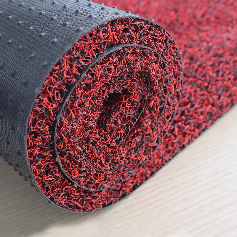 Anti Slip Plain PVC Coil Floor Mat in Roll Waterproof/Fireproof Coil Carpet