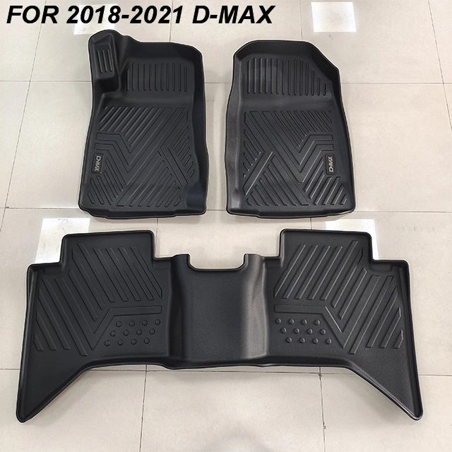 Professional Design Best Quality Eco-Friendly 3D 5D Auto Accessories Car Floor Mat Deep Dish for 2021 D-Max