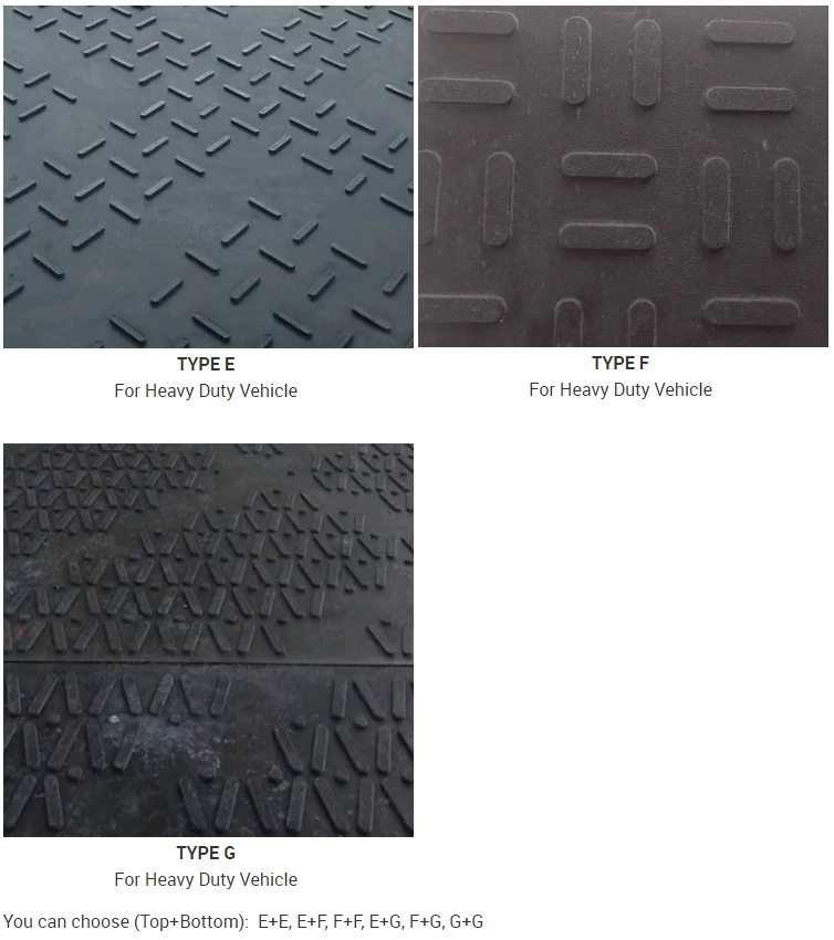 Heavy Duty HDPE Tempoary Roadway Car Track Mat