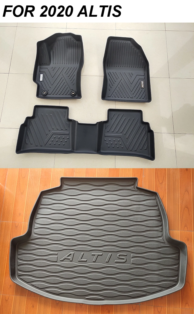 Factory Car Interior Accessories 3D 5D Cargo Tray Eco-Friendly TPV Car Trunk Mat Floor Mat for Toyota Altis 2014-2020