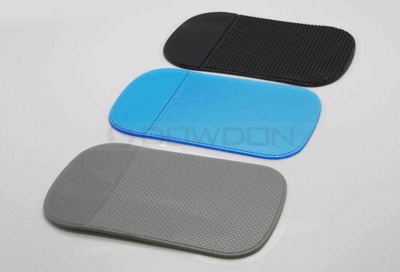 Anti-Slip Non-Slip Mat Car Dashboard Adhesive Mat Sticky Pad for Cell Phone Electronic Devices Phone Pad Black