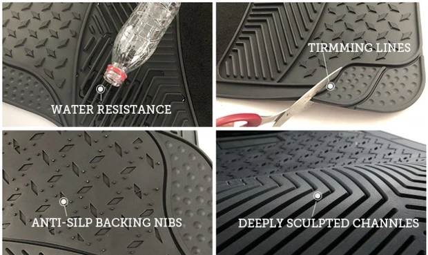 High Quality PVC Machine Molding Mat Anti-Slip Weathertech Floorliner Auto Floor Mats