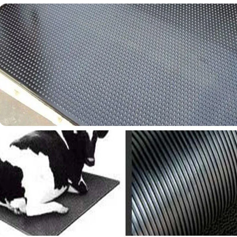 Factory Manufacture Heavy Duty Black Stall Horse Matting SBR Rubber Floor Stable Cow Mat