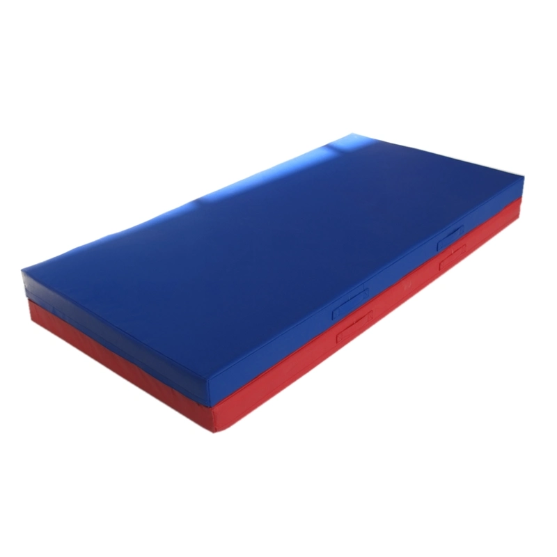 Foldable Gym Landing Cheerleading Rollout Carpet Cheap Crash Mats Gymnastics Floor Foam Thick Blue Gymnastics Mat