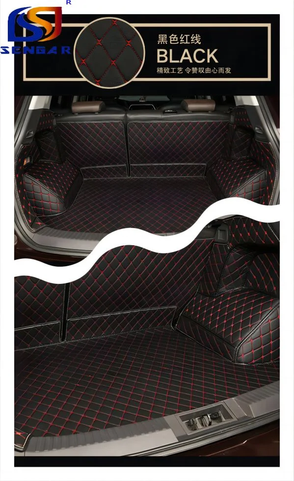 PVC Leather Trunk Mat Universal Car Trunk Mat 5D 7D