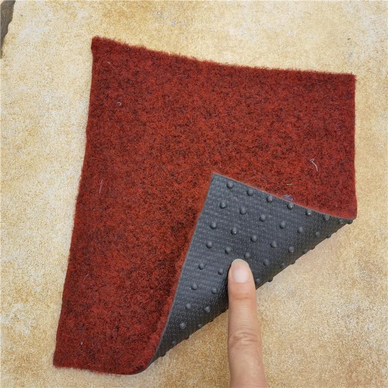 Anti Slip Spike Backing Car Mat Non-Slip PVC Spike Backing Plastic Polyester Face Car Carpet Spike Backing Anti-Slip Carpet Car Mat