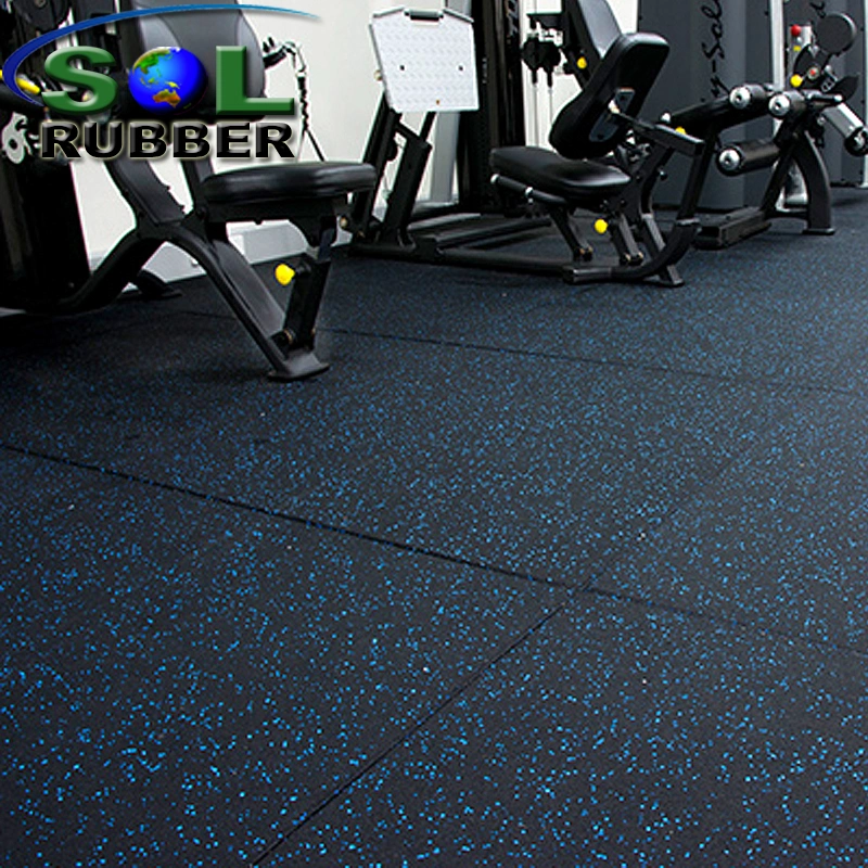 Sol Rubber Heavy Duty Mat Surface Home Gym Flooring Over Carpet