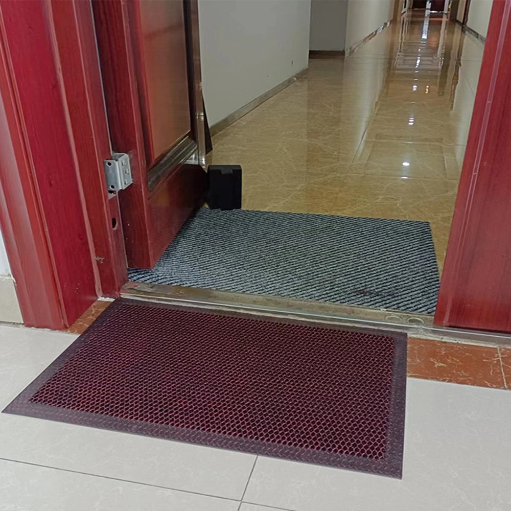 Anti Slip Mat Roll PVC Coil Floor Sracper Mat Entrance Carpet with Firm Backing