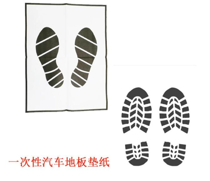 Disposable Anti-Slip Car Paper Floot Mat