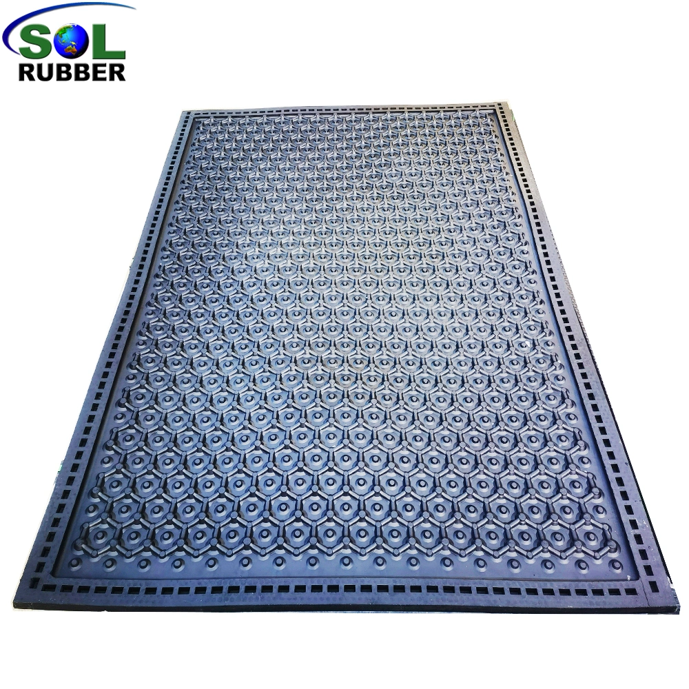 Sol Rubber Flooring 22mm Thickness Cow Stable Mat with New Design
