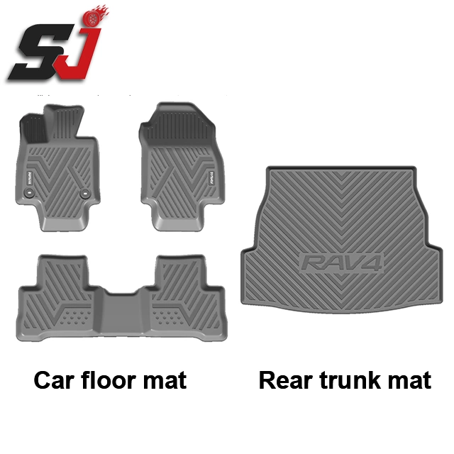 Hot Selling High Quality 3D 5D Car Mats Waterproof Dustproof Car Trunk Mat Floor Mat for Toyota Rva4 2020 2021 2022