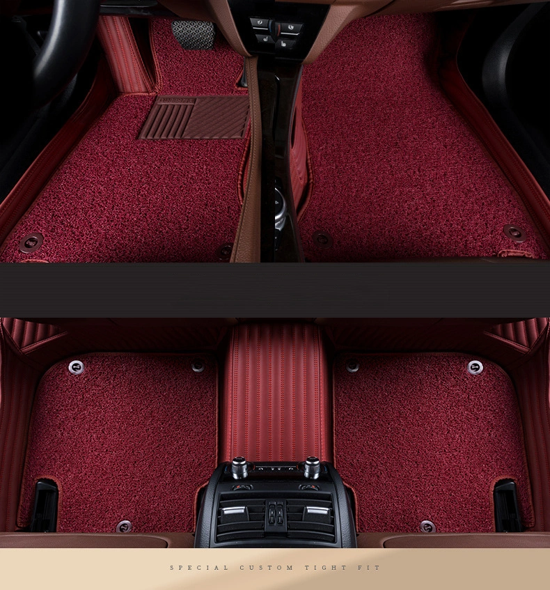 Auto Mat in Leather PVC Car Mat Carpet Material Roll 3D 5D Eco-Friendly Wholesale