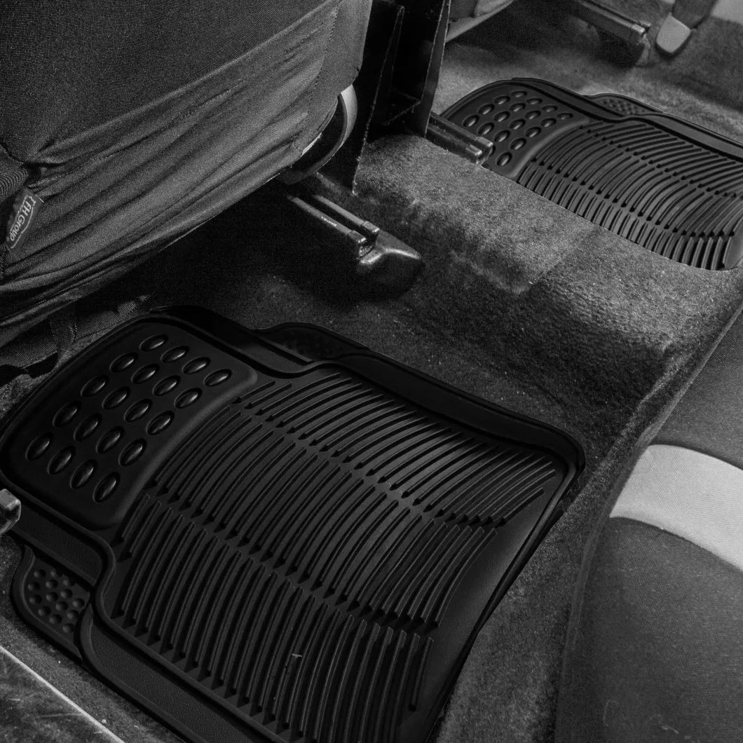 Automotive Floor Mats Heavy Duty Rubber Floor Mats for Cars Universal Fit Full Set Climaproof Floor Mats, Trimmable Floor Matsautomotive Floor Mats