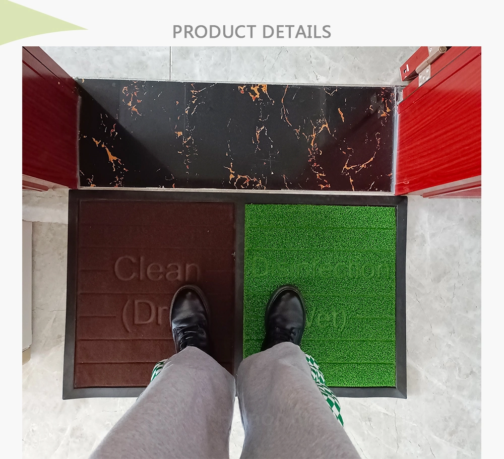Multifunction Anti-Slip Disinfectant Floor Carpet Sanitizing Entrance Doormat Rubber Door Mat