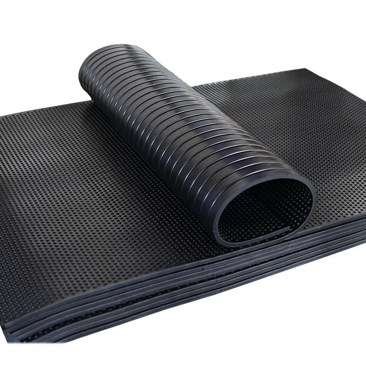 Factory Manufacture Heavy Duty Black Stall Horse Matting SBR Rubber Floor Stable Cow Mat