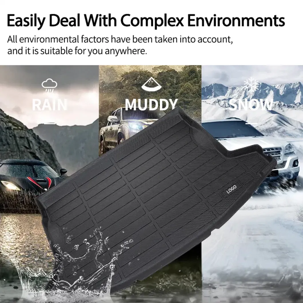 All-Weather Odorless 100% Pure Raw Material TPE Car Mats for Model Y CRV 2023 Civic 2023 Tacoma Ranger 2023