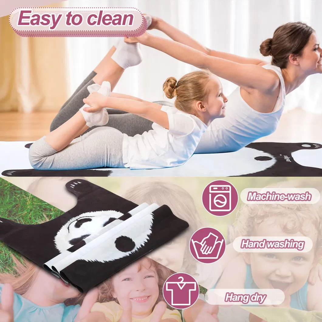 Hot Selling Cute Panda Kids Toddlers Exercise Kids Thickness Yoga Mats