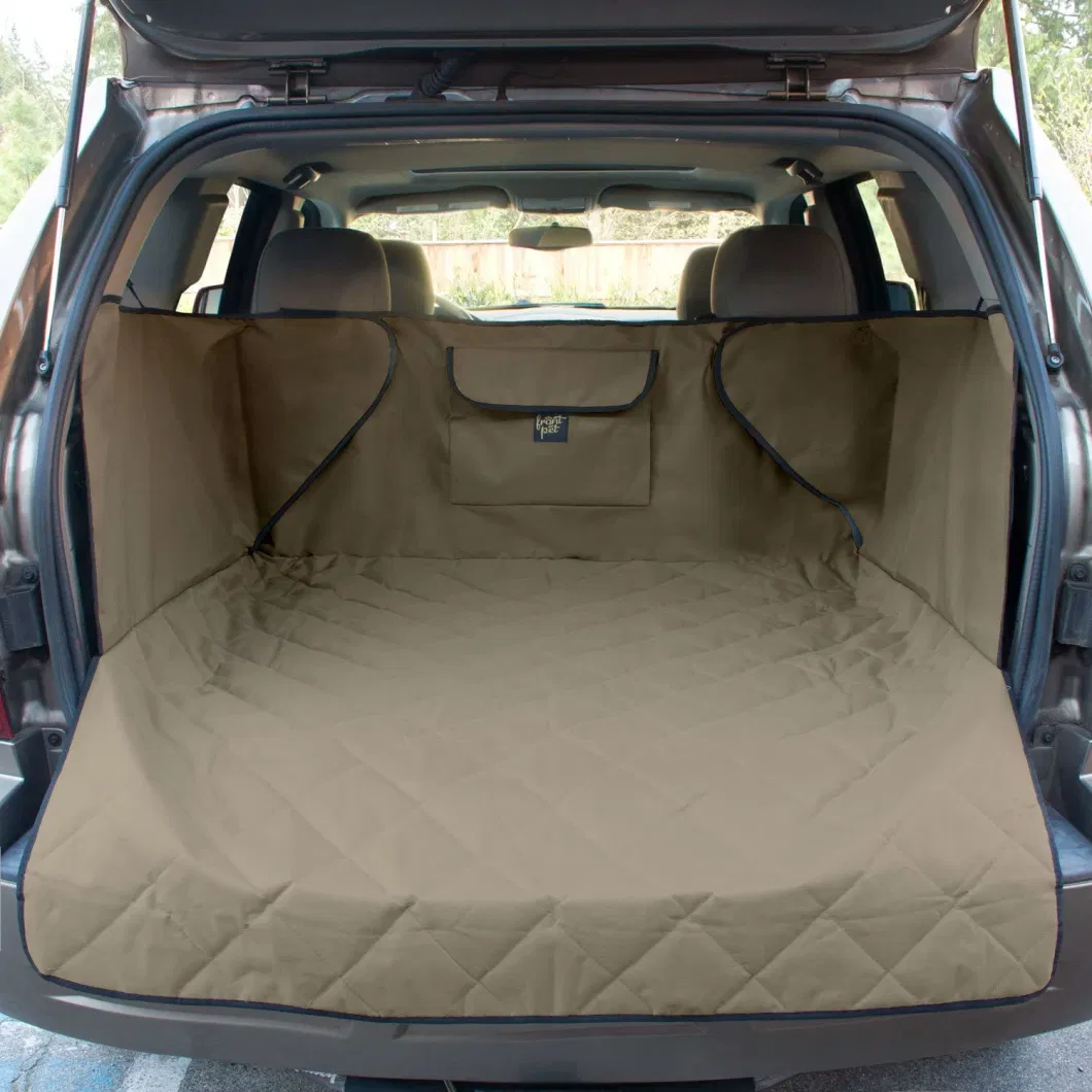 Frontpet Quilted Dog Cargo Cover for SUV, Universal Fit for Any Pet Animal. Durable Liner Covers and Protects