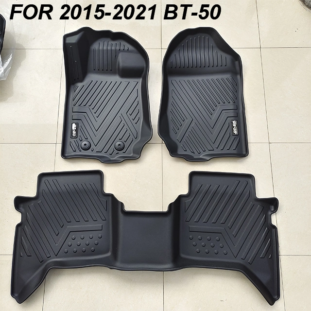 Factory Deep Dish Matting Full Set Heavy Duty Black Color Universal 3D 5D Car Floor Mat Custom Car Mats for 2015-2021 Bt50