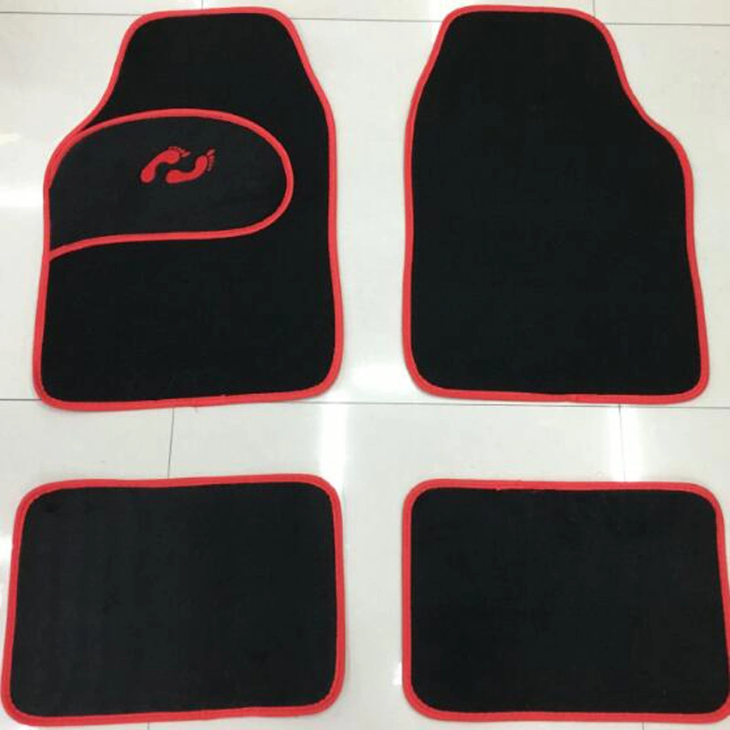 4PCS/Set Universal Car Floor Mats Antislip PVC Leather
