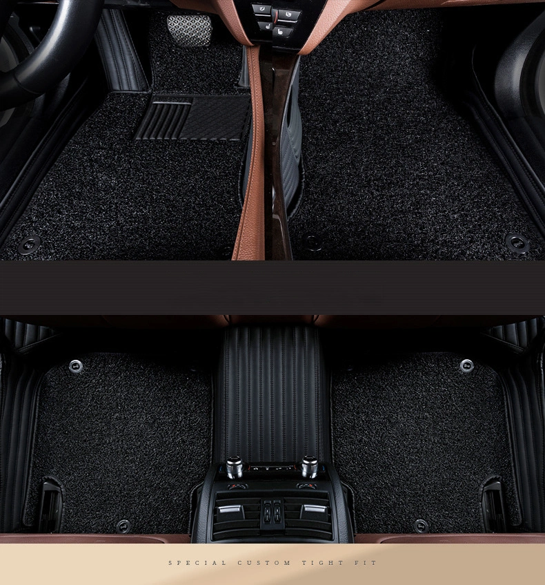 Auto Mat in Leather PVC Car Mat Carpet Material Roll 3D 5D Eco-Friendly Wholesale