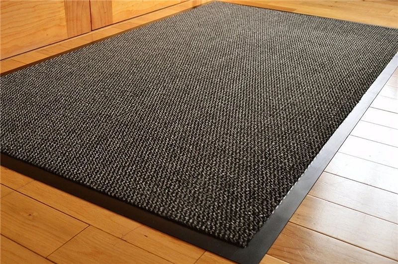 Extra Large Blue and Black Barrier Mat Rubber Edged Heavy Duty Non Slip Kitchen Entrance Hall Runner Rug Mats 120X180cm