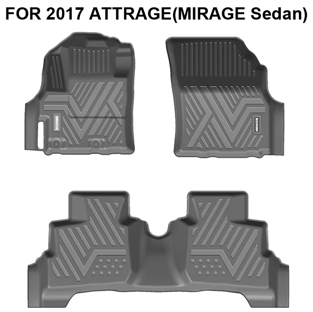 Hot Selling High Quality Waterproof Dustproof 3D 5D Car Floor Mat Custom Car Marts for Mitsubishi Attrage