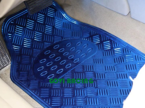 PVC Car Floor Mats Blue Universal for Car SUV