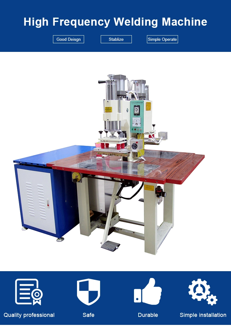 High Frequency Double Head Plastic Trade Mark Embossing Machine