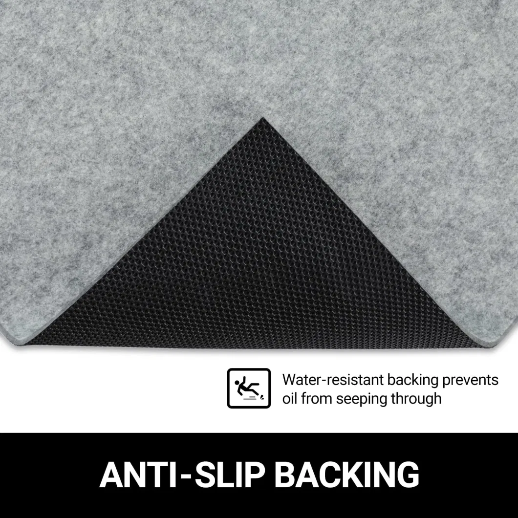 Waterproof Oil Absorbent Rubber Floor Mats Anti Slip PVC Garage Car Mat