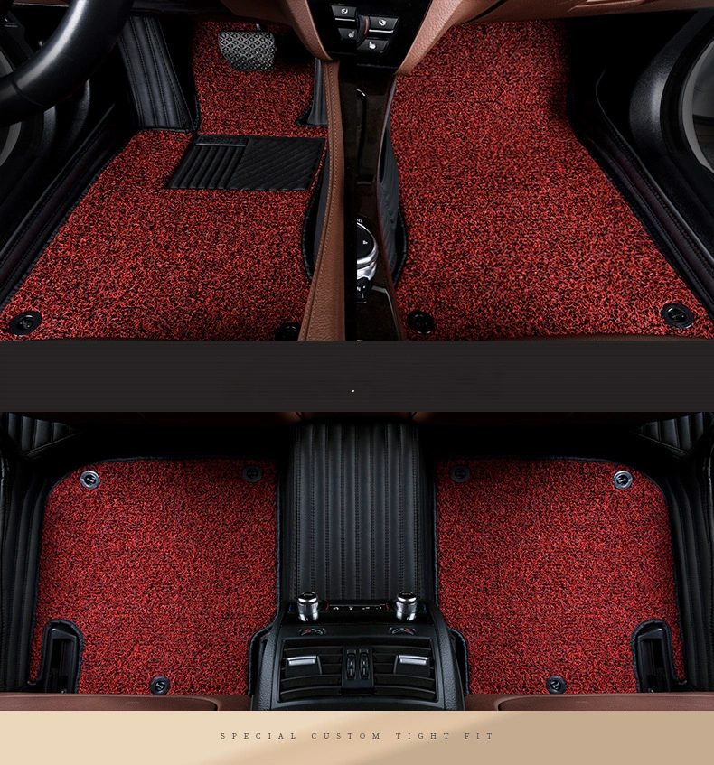 Auto Mat in Leather PVC Car Mat Carpet Material Roll 3D 5D Eco-Friendly Wholesale
