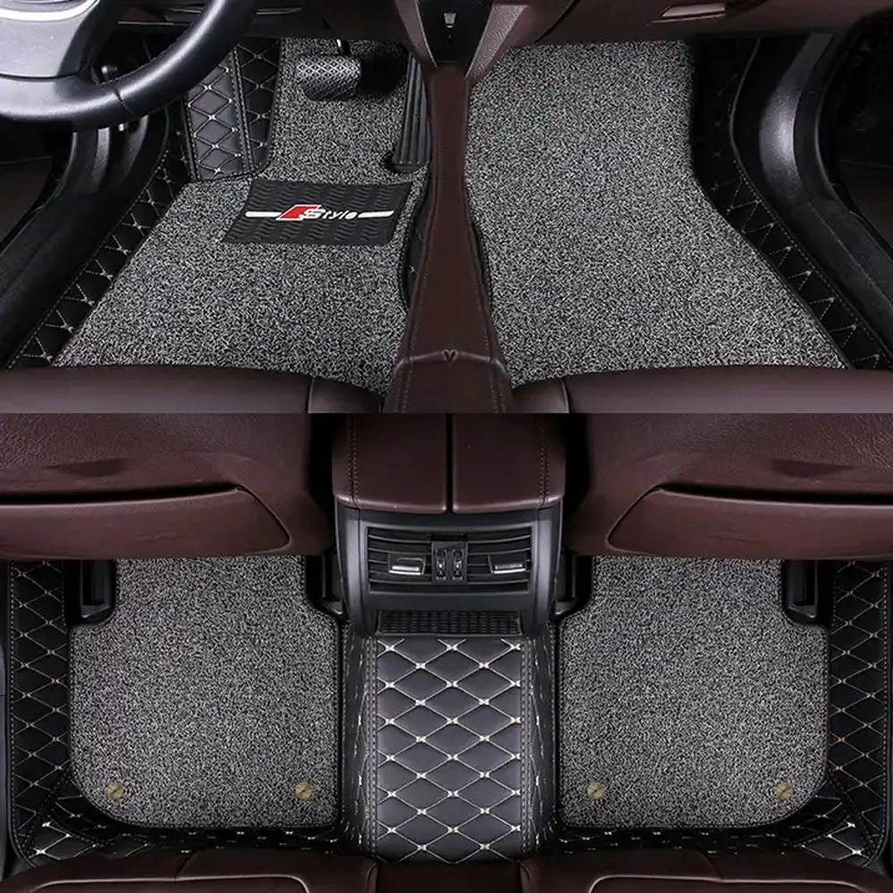 Leather Double Layer 5D Car Floor Mats Toyota Camry Car Floor Mats