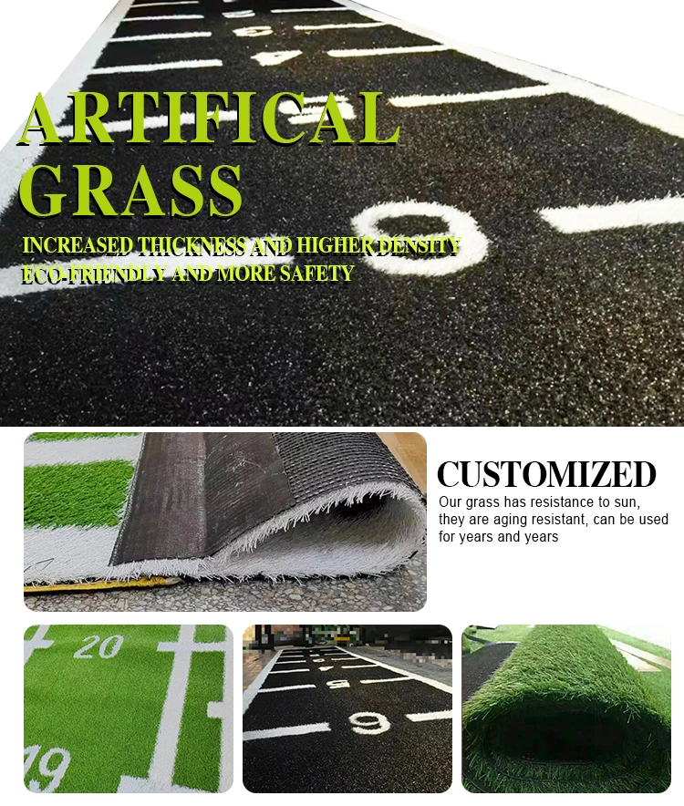 Artificial Grass Factory Customized Grass Carpet Gym Mat for Fitness Gym Indoor Sled Running Track