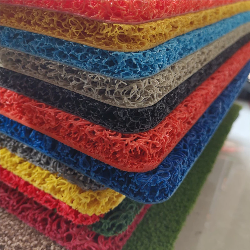 20mm Thickness PVC Coil Car Carpet Floor Anti Slip Mat for Car, 1.22X12m Waterproof Spaghetti Cushion PVC Mat