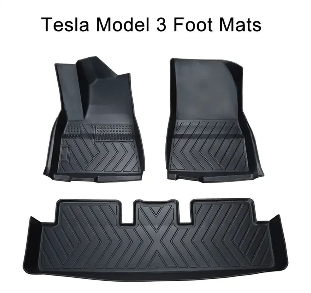 3D Carpet Car Floor Mat for Tesla