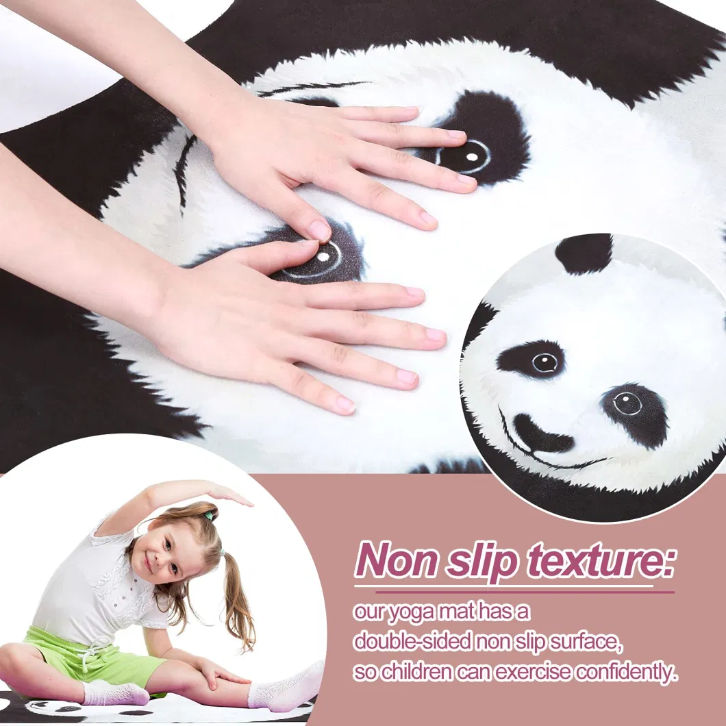 Hot Selling Cute Panda Kids Toddlers Exercise Kids Thickness Yoga Mats