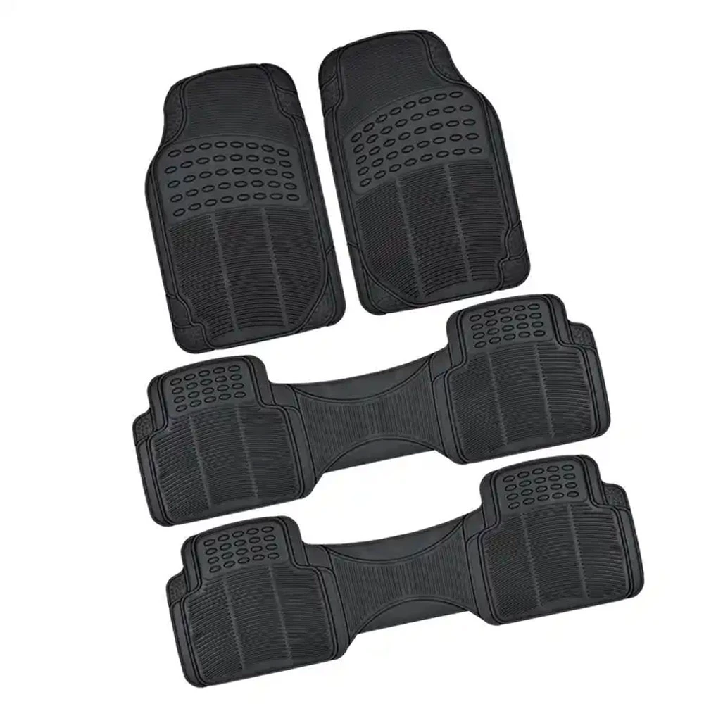 Car Mat Rubber Mat in 4 PCS Carpet 3D