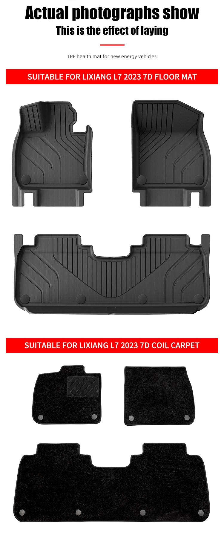 Car Mats for Lixiang L7 2023 7D