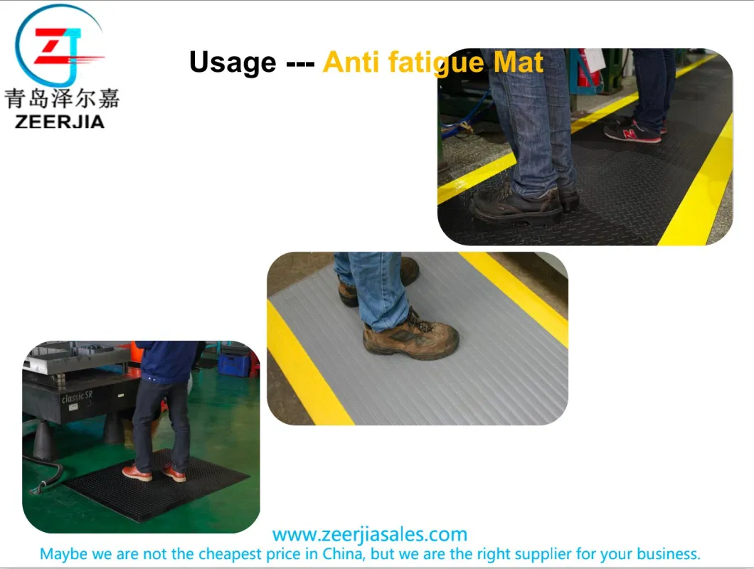 Good Quality Interlocking Air Grid Step Rubber Anti Fatigue Comfort Bubble Safety Mat for Dry Area