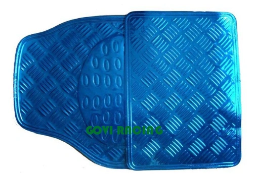 PVC Car Floor Mats Blue Universal for Car SUV