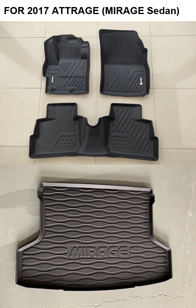 Hot Selling High Quality Waterproof Dustproof 3D 5D Car Floor Mat Custom Car Marts for Mitsubishi Attrage